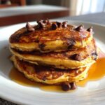 Pumpkin chocolate chip pancakes