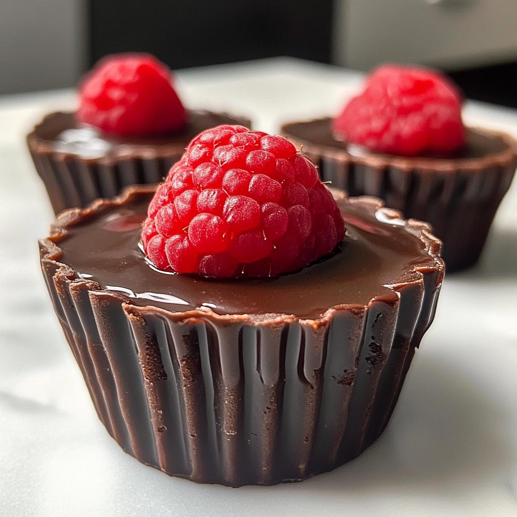 Raspberry Chocolate Truffle Dessert Cups