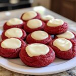Red Velvet Thumbprint Cookies