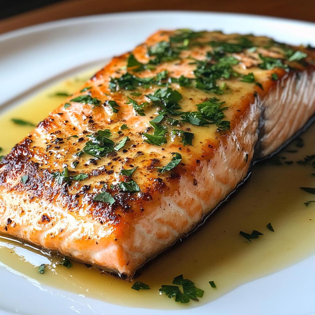 20-Minute Salmon with Lemon Garlic Butter Sauce – Silky Perfection