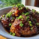 Savory Crockpot Bourbon Chicken