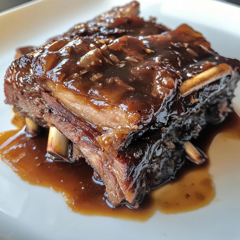Slow-Cooked BBQ Beef Short Ribs with Smoky Sweet Sauce