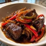 Slow Cooked Rib Pepper Steak