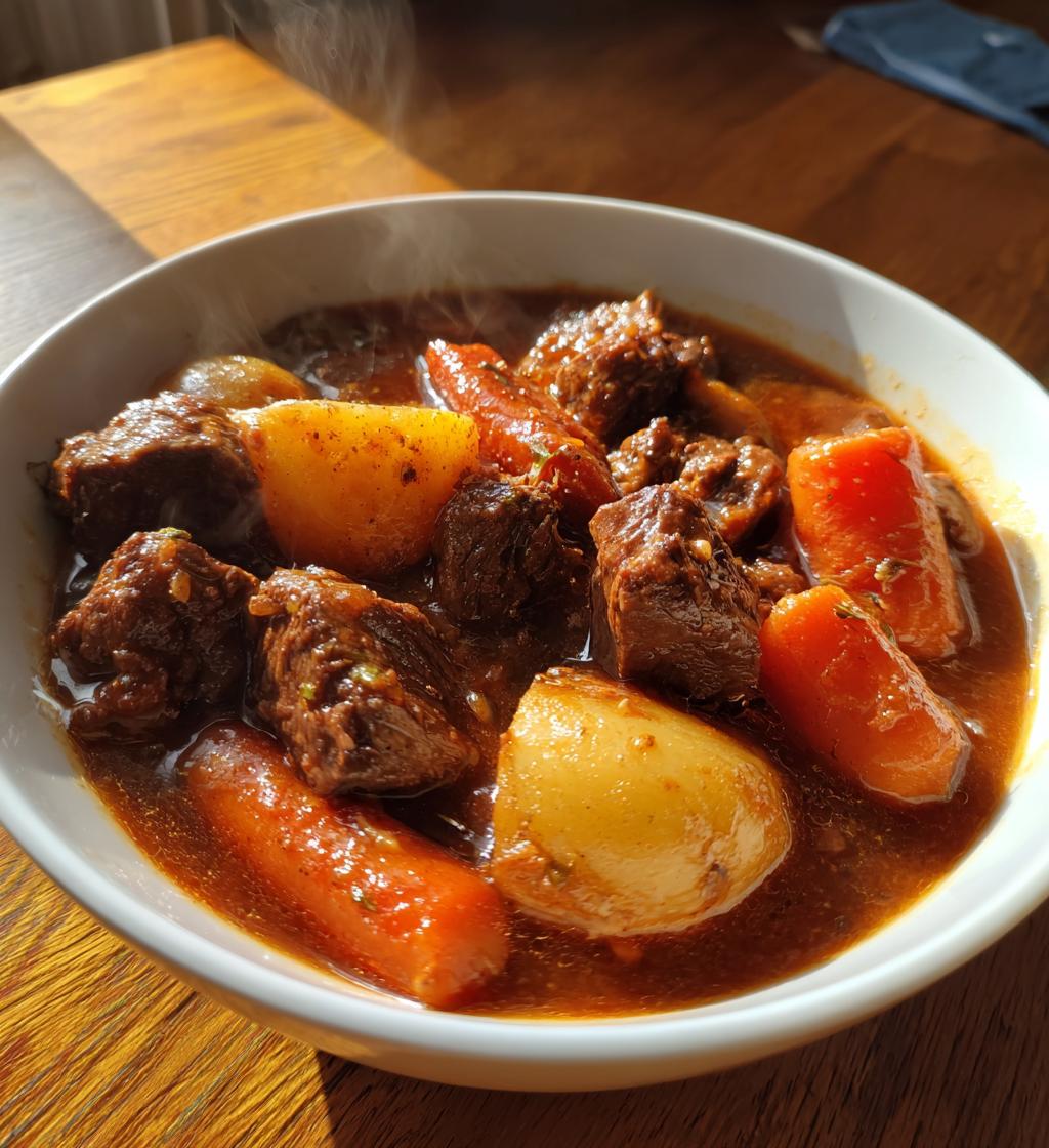 Slow Cooker Beef Stew with Hearty Vegetables