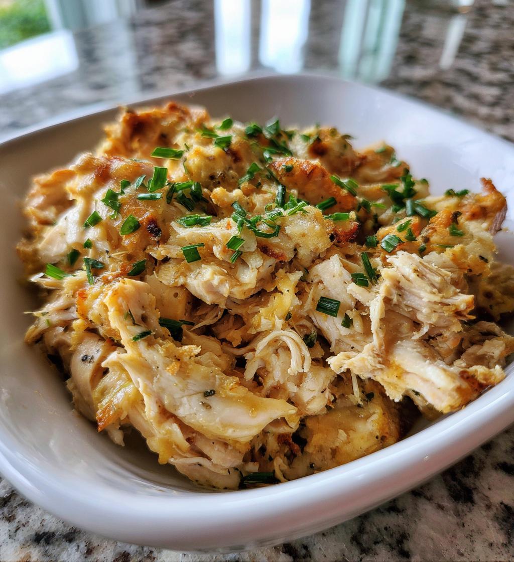Slow Cooker Chicken & Stuffing