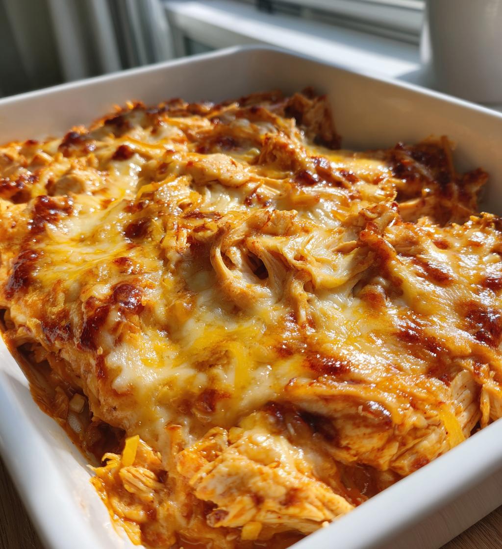 Smoky BBQ Chicken and Cheddar Bake