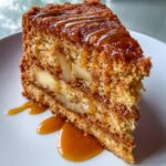 Soft Caramel Apple Cake with Warm Spices