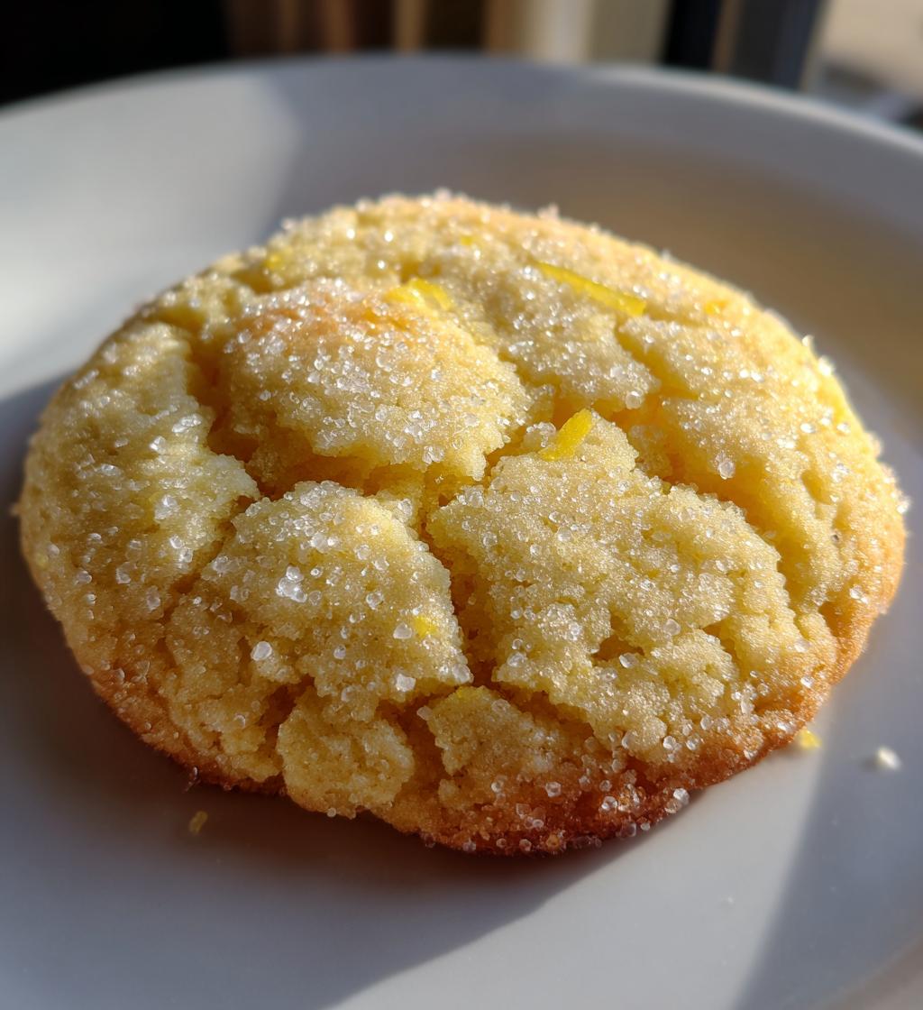 Soft Lemon Sugar Cookies