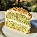 Soft Pistachio Celebration Cake