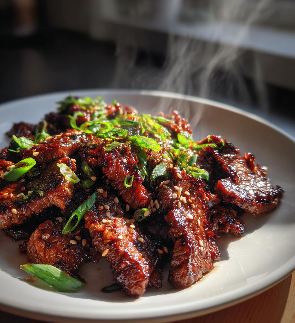 Spicy Korean Bulgogi Beef