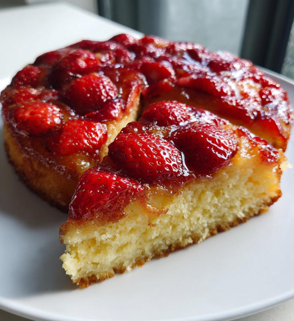 Strawberry Upside Down Cake