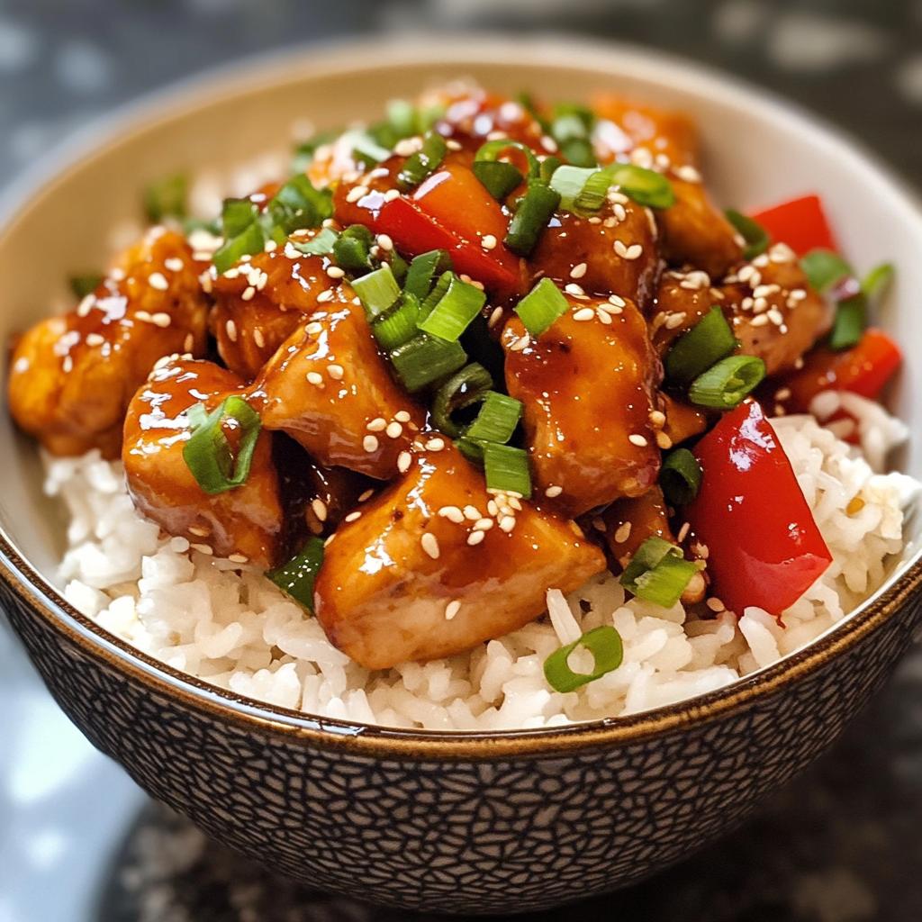 Sweet Chili Garlic Chicken Bowls