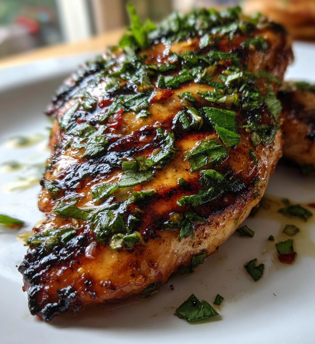 Sweet Chili Lime Grilled Chicken with Fresh Herbs