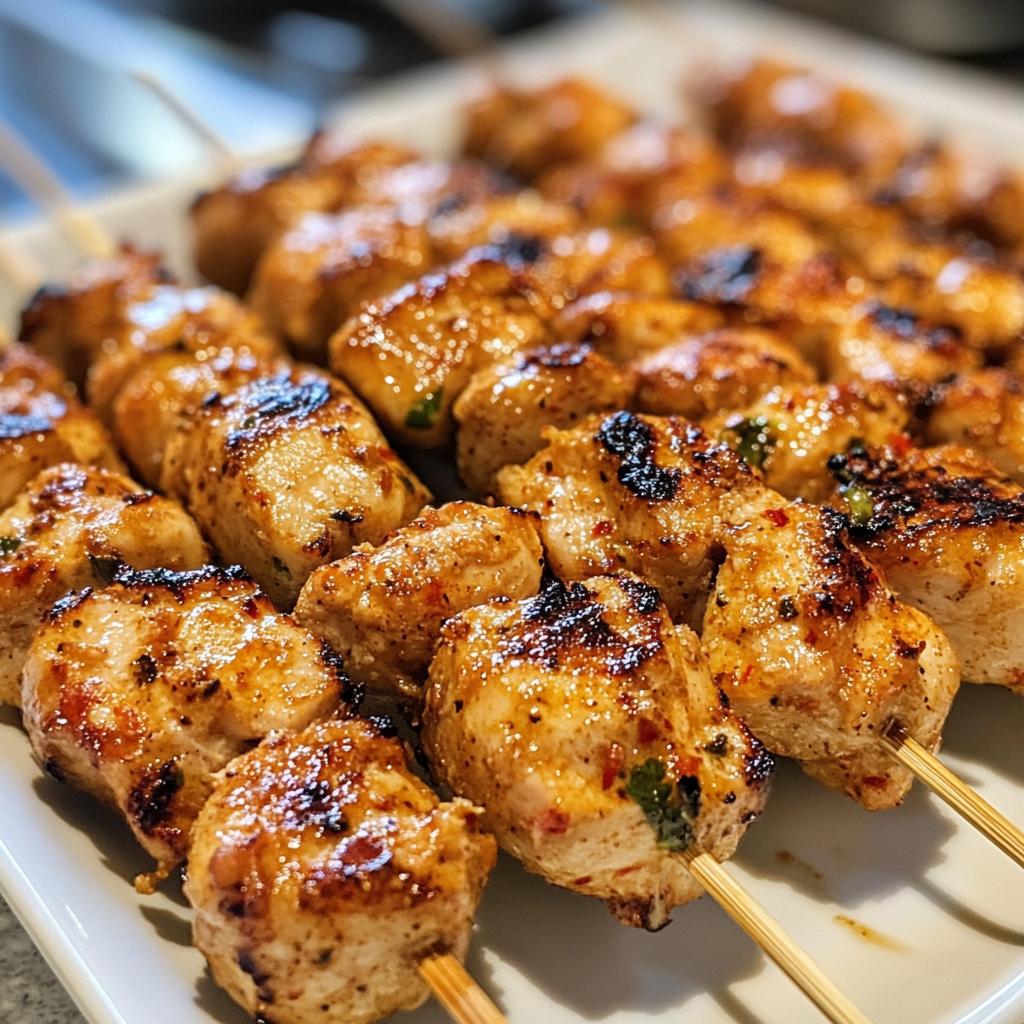 Thai Coconut Chicken Skewers Easy and Flavorful
