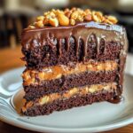 The Best Chocolate Snickers Cake Decadent and From Scratch