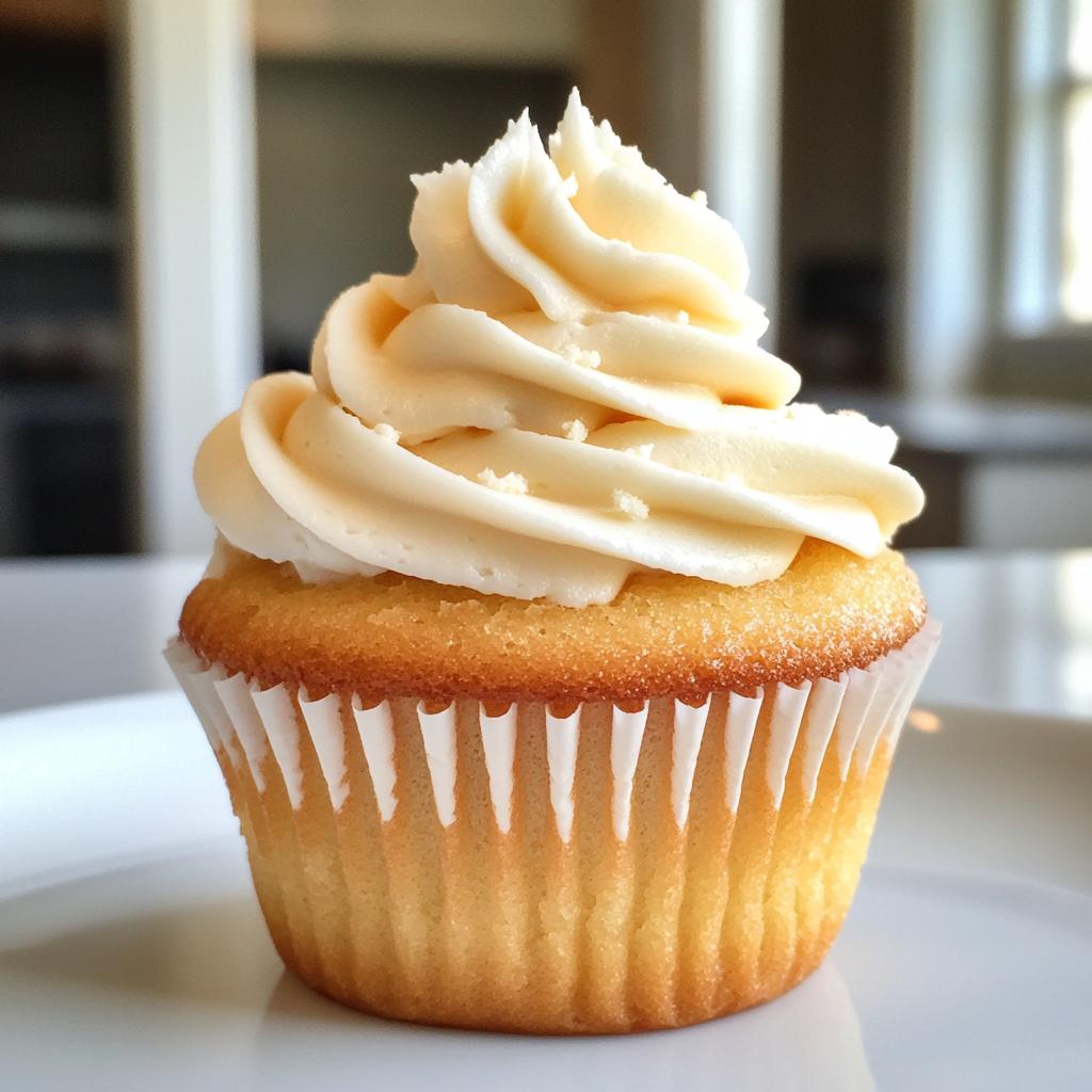 Vanilla Cupcakes with Buttercream Frosting