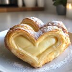 Vanilla Custard Puff Pastry Hearts