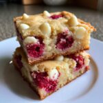 White Chocolate Raspberry Blondies