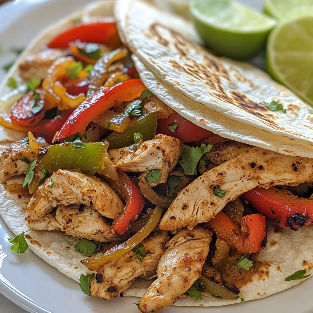 air fryer chicken fajitas