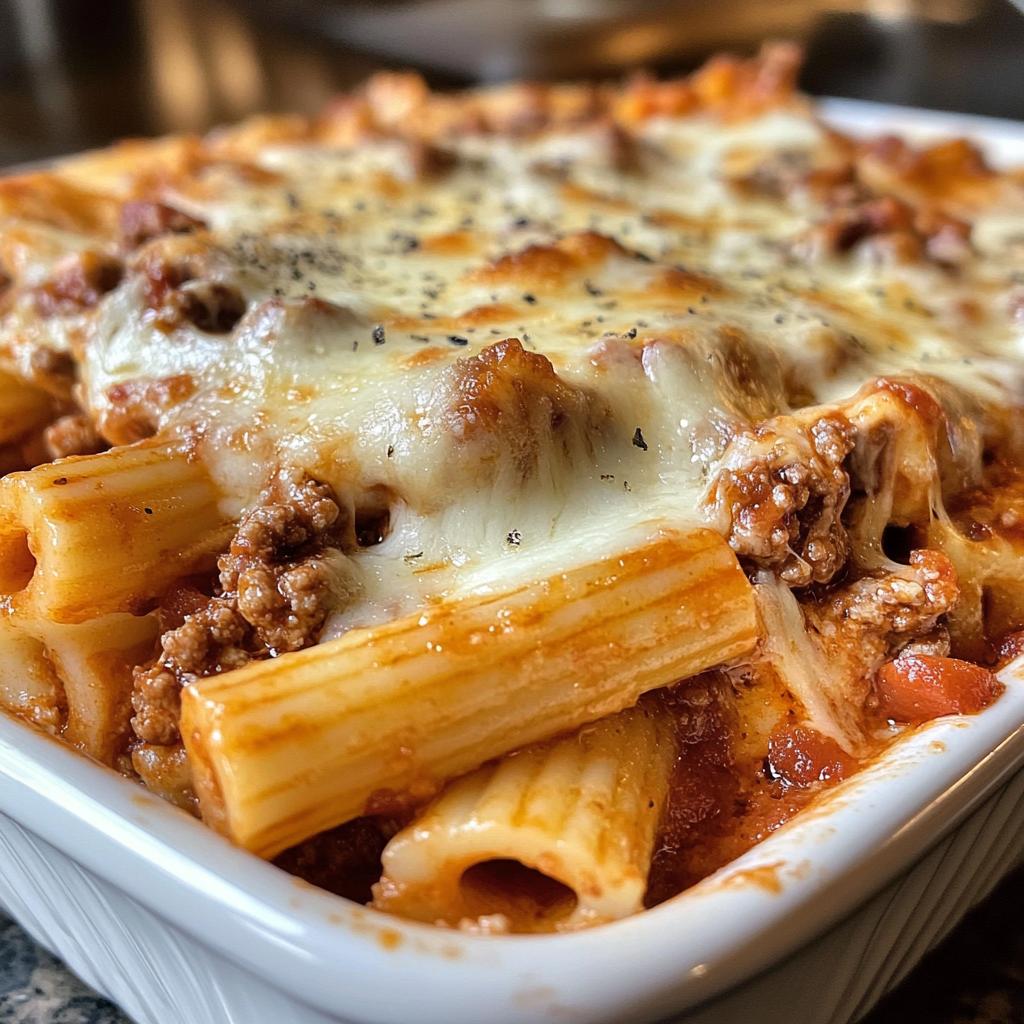 baked ziti with ground beef