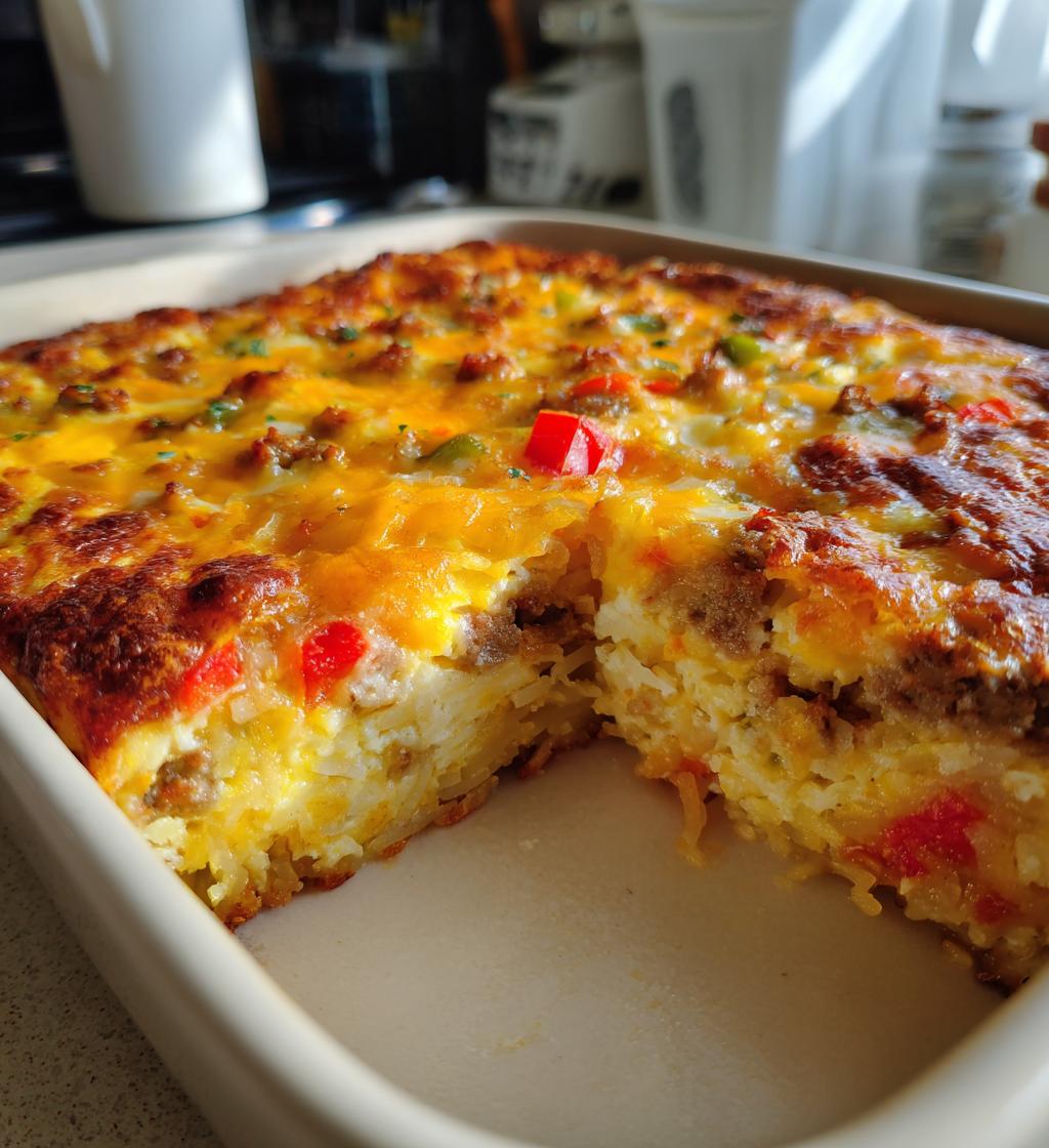breakfast casserole with hashbrowns
