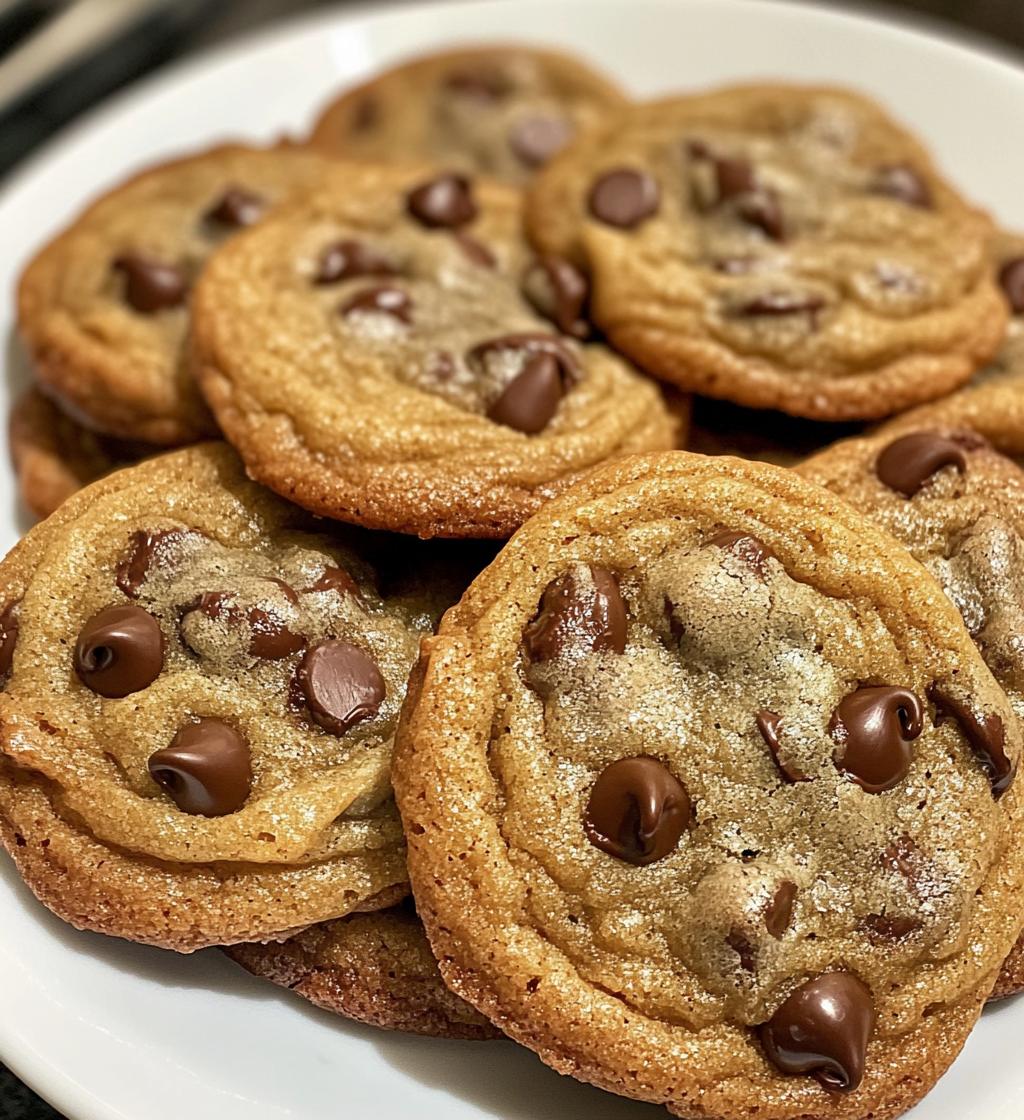 brown sugar chocolate chip cookies