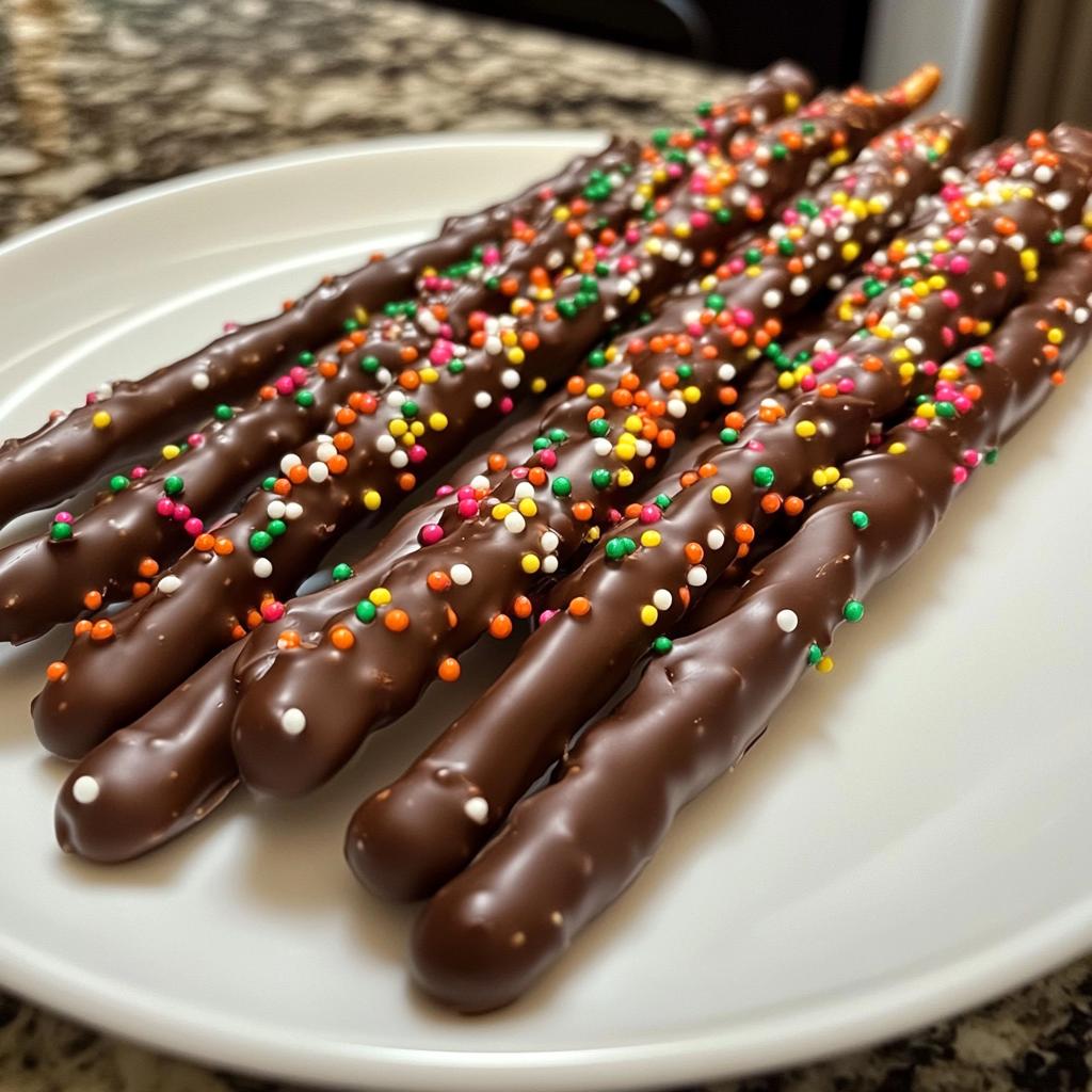 chocolate covered pretzels christmas
