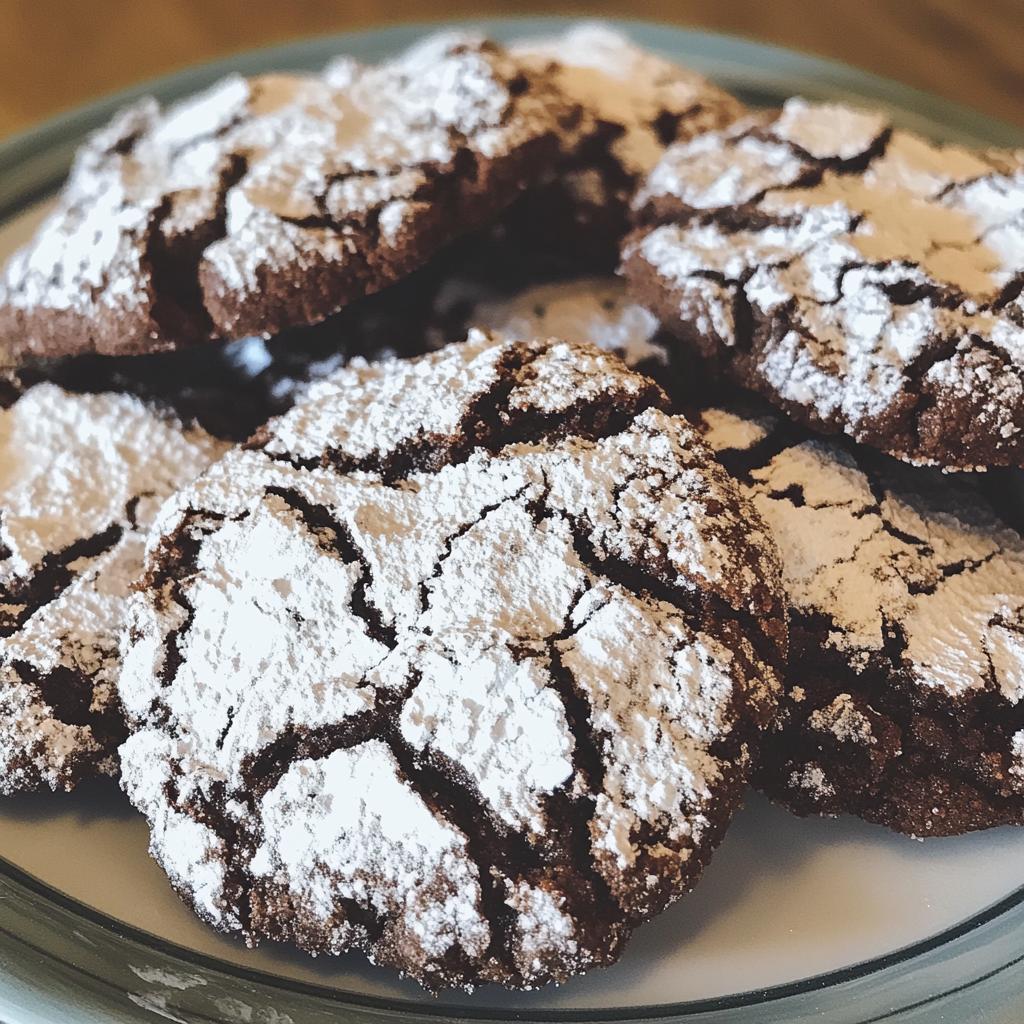 chocolate crinkle cookies box cake