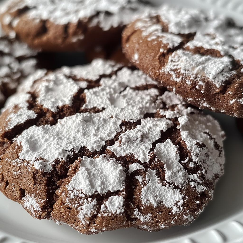 chocolate crinkle cookies