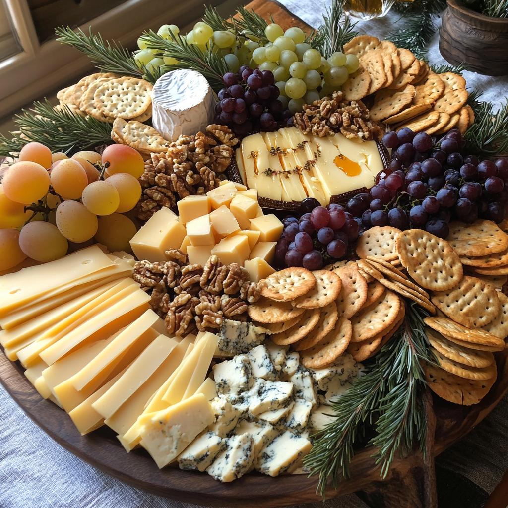 christmas cheese platter