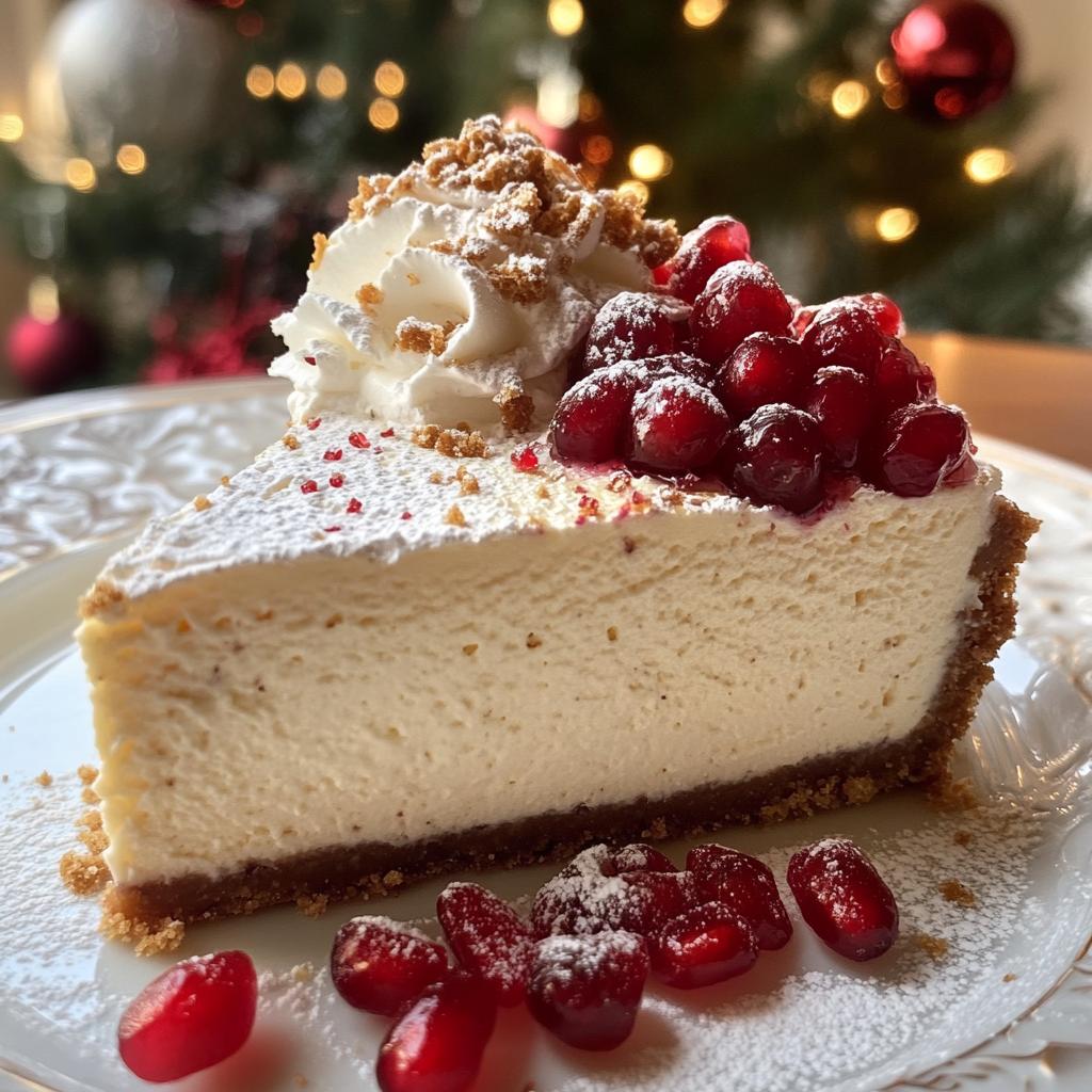 christmas cheesecake