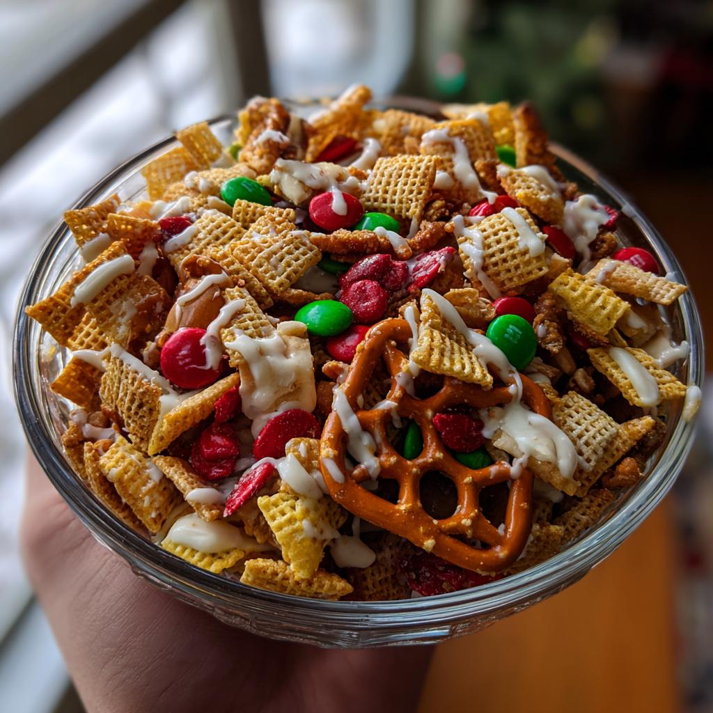 christmas chex mix recipe