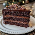 christmas chocolate cake