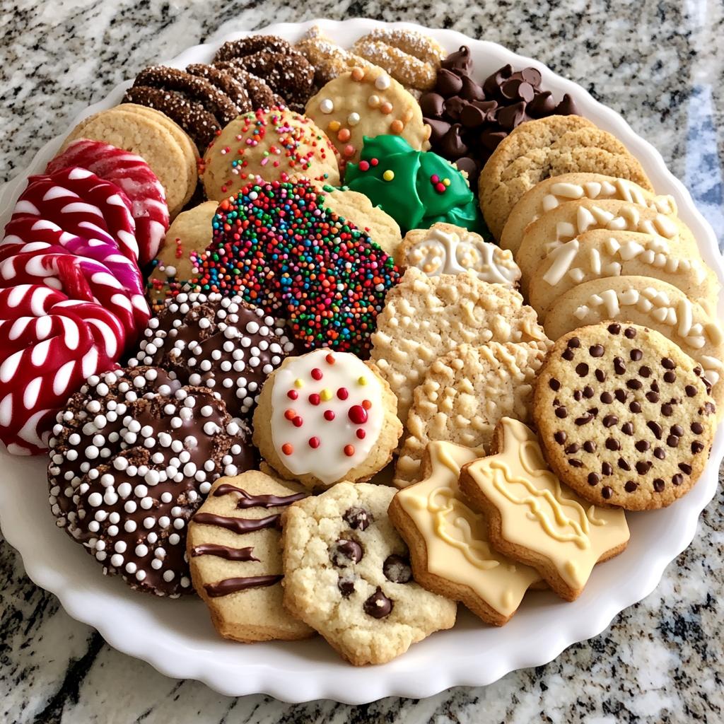 christmas cookie board