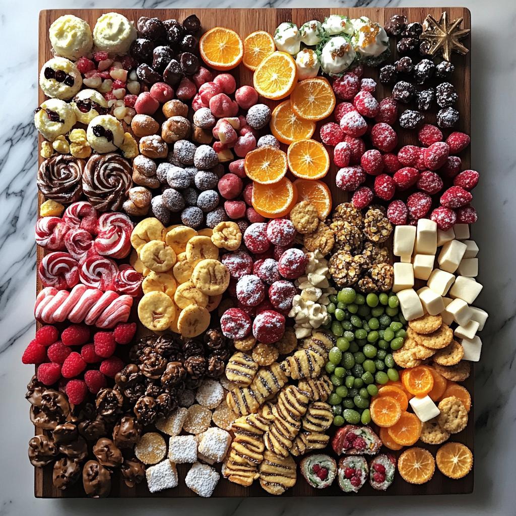 christmas cookie charcuterie board
