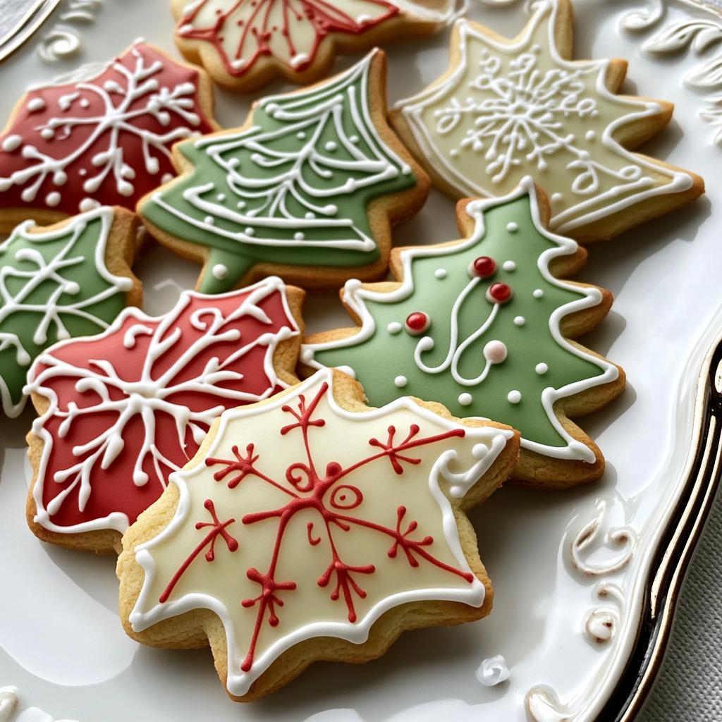 christmas cookies decorated royal icing
