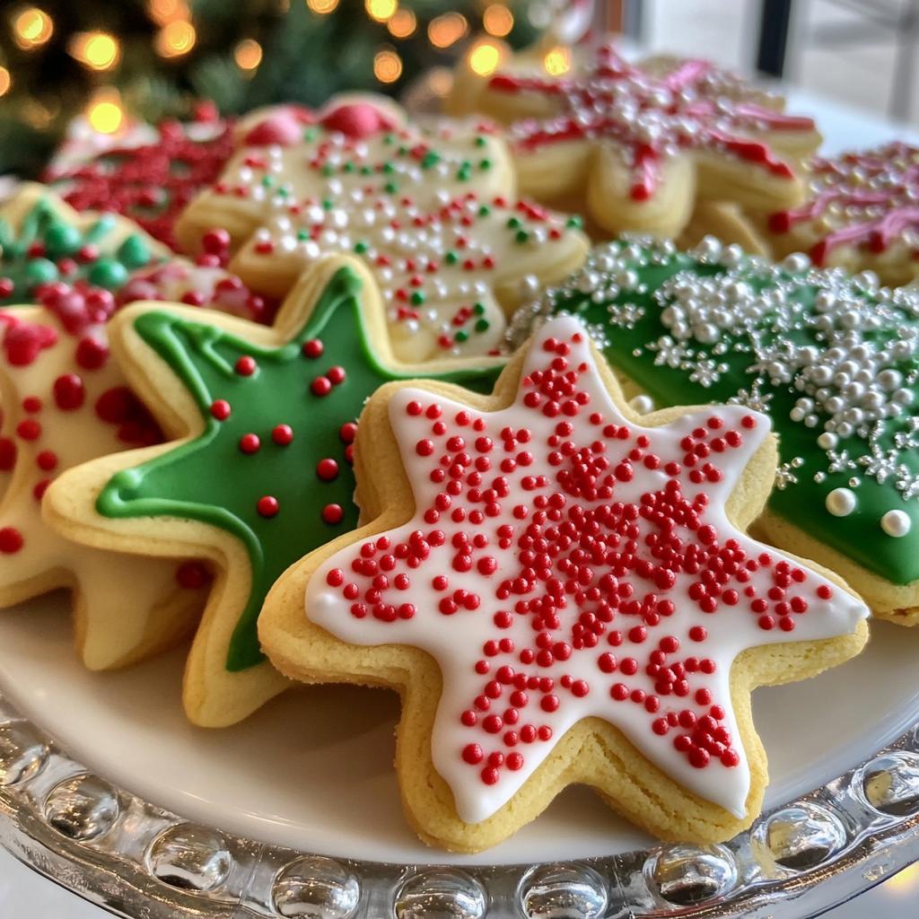 christmas decorated cookies