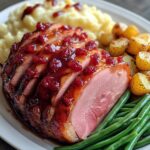 christmas dinner ham and sides