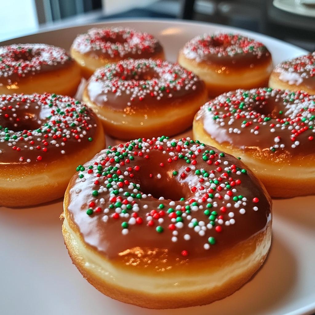 christmas donuts