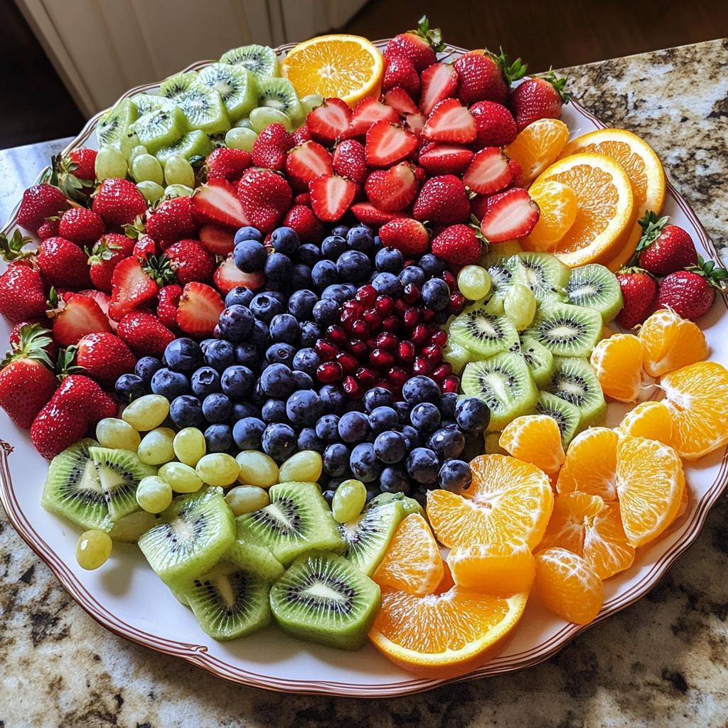 christmas fruit platter