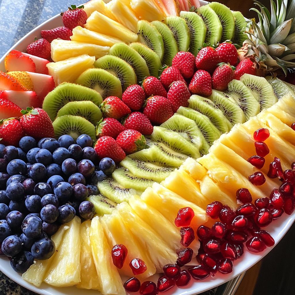 christmas fruit platter