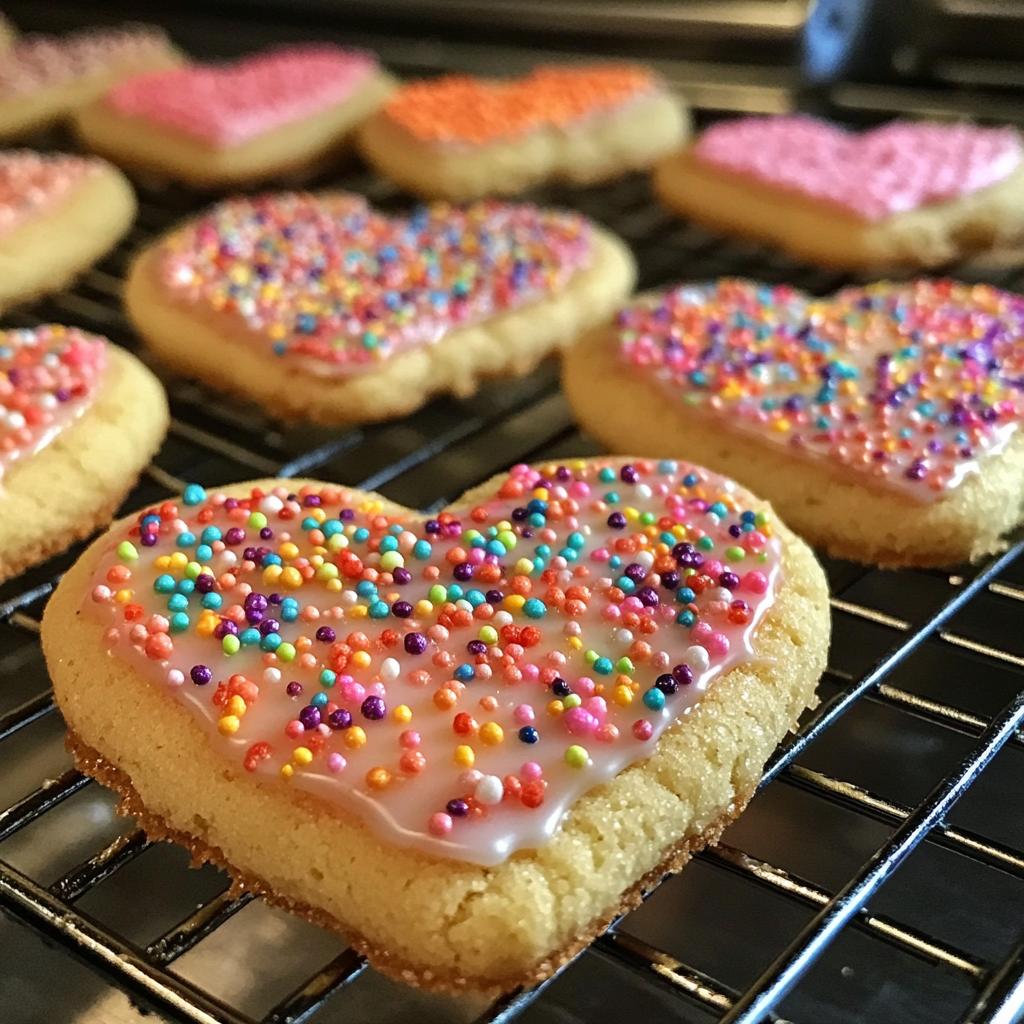 heart sugar cookies