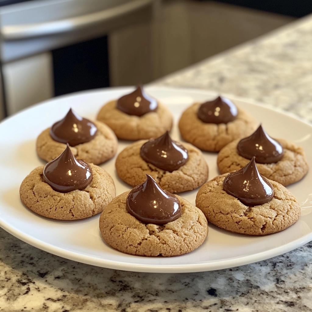 peanut butter blossoms cookies