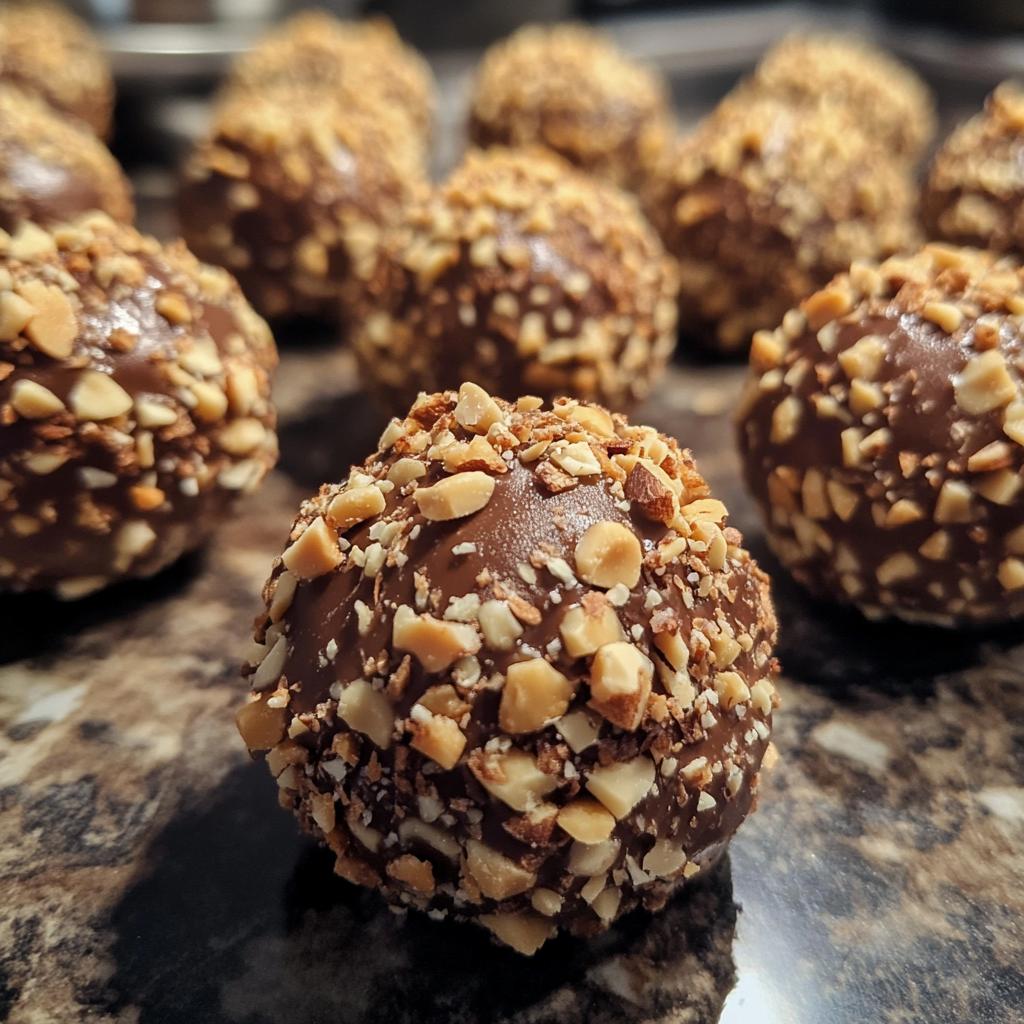 peanut butter chocolate balls