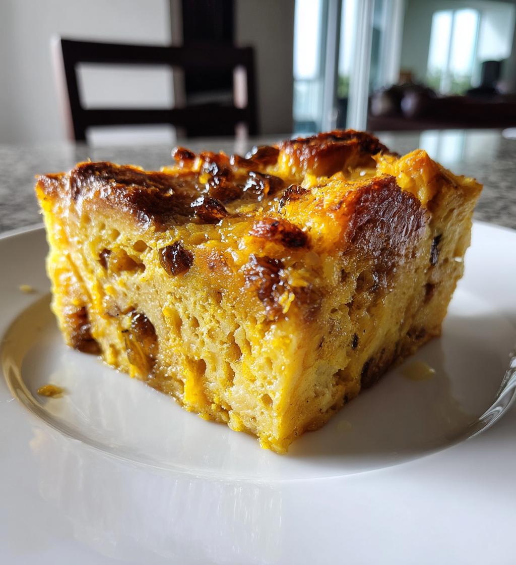 pumpkin bread pudding