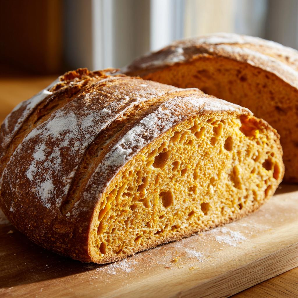 pumpkin sourdough bread