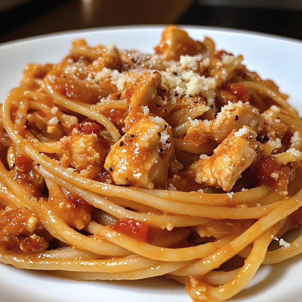 spaghetti chicken