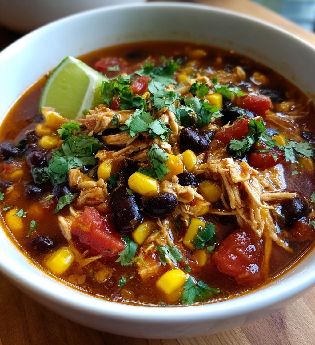 8 Can Chicken Taco Soup: A 30-Minute Flavor Bomb