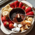 Chocolate fondue valentines