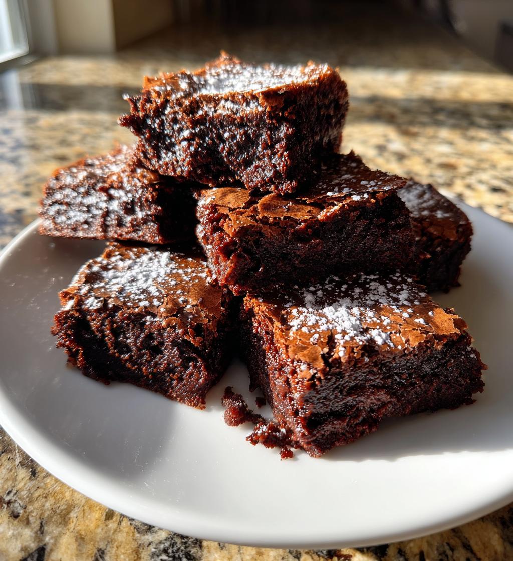 Heart shaped brownies